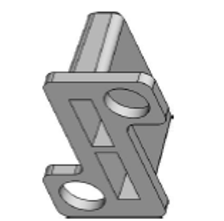 C3 Remote Controller Battery Mounting Piece